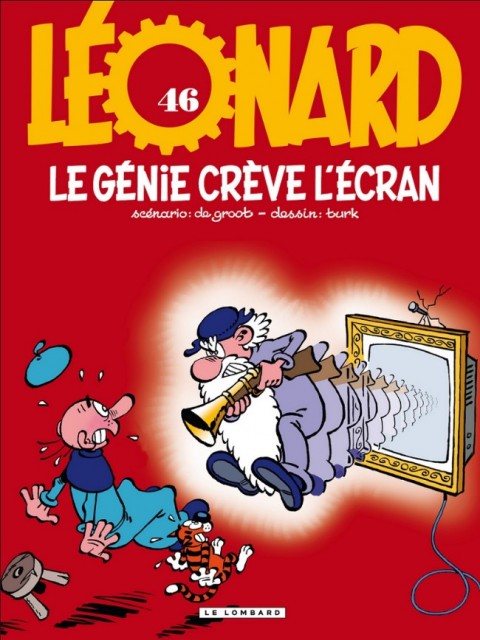 Couverture de l'album Léonard Tome 46 Le génie crève l'écran