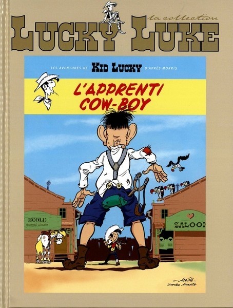 Couverture de l'album Lucky Luke La collection Tome 95 Kid-Lucky - L'apprenti cow-boy