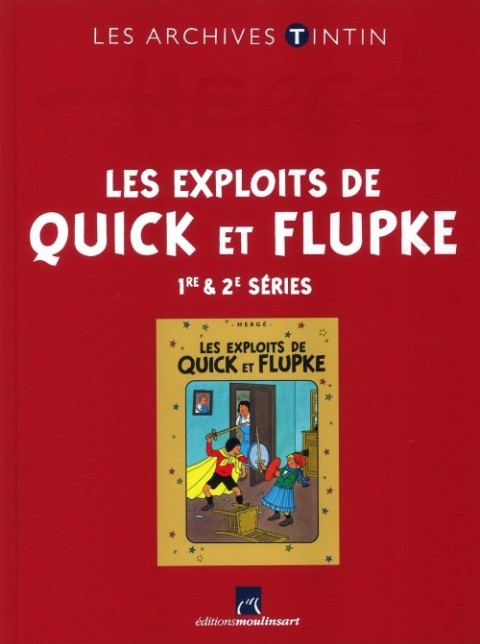 Couverture de l'album Les archives Tintin Tome 30 Les Exploits de Quick et Flupke - 1re & 2e séries
