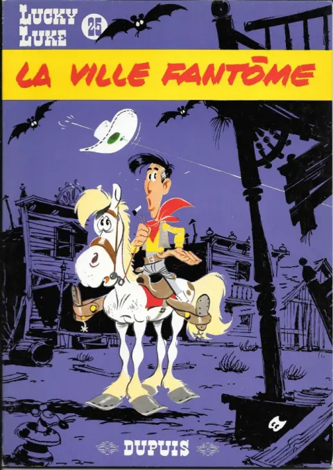 Couverture de l'album Lucky Luke Tome 25 La ville fantôme