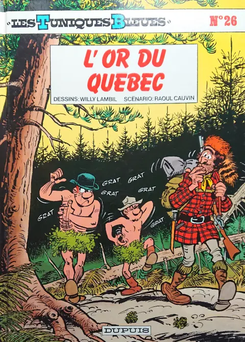 Couverture de l'album Les Tuniques Bleues Tome 26 L'or du Québec