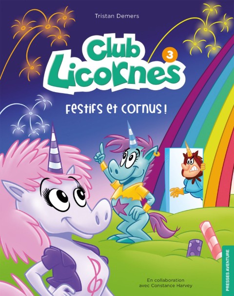 Couverture de l'album Club licornes 3 Festifs et cornus !