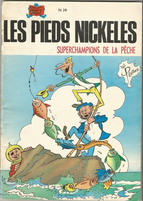 Couverture de l'album Les Pieds Nickelés Tome 39 Les pieds nickelés superchampions de la pêche