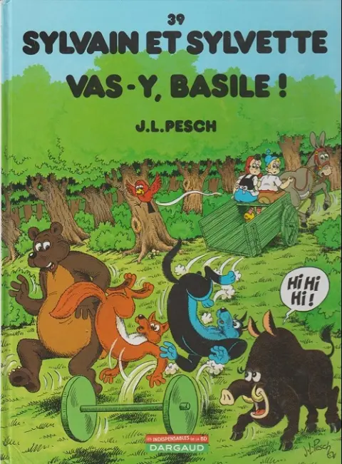 Couverture de l'album Sylvain et Sylvette Tome 39 Vas-y, Basile !