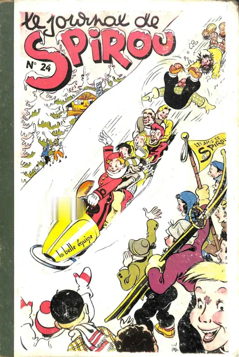 Couverture de l'album Le journal de Spirou Album N° 24