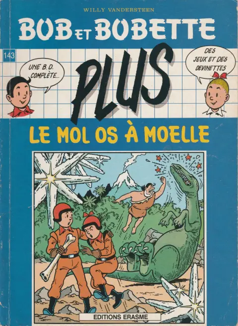 Couverture de l'album Bob et Bobette Tome 143 Le mol os à moelle