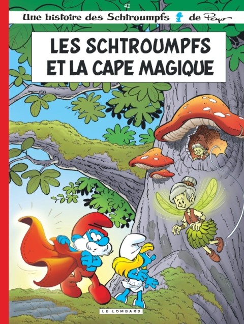 Couverture de l'album Les Schtroumpfs Tome 42 Les Schtroumpfs et la cape magique