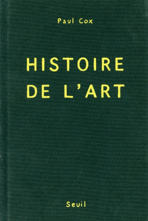 Couverture de l'album Histoire de l'art