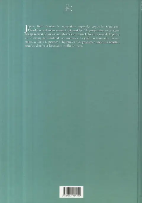 Verso de l'album Shimabara /Haïku Tome 1