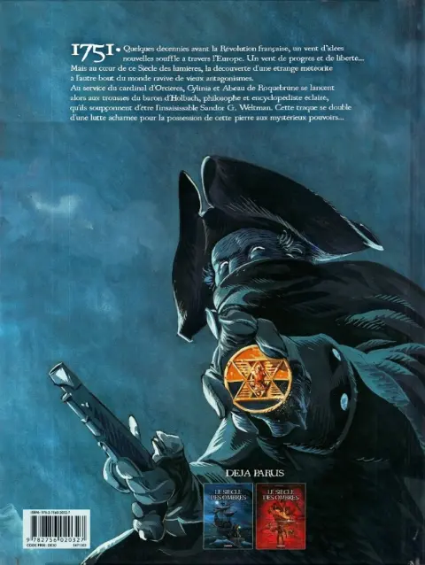 Verso de l'album Le siècle des ombres Tome 2 L'antre