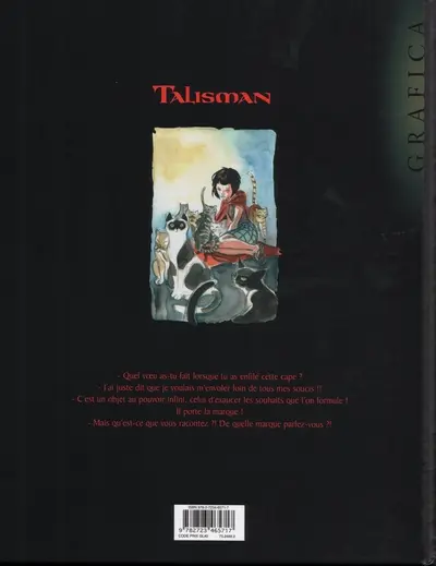 Verso de l'album Talisman Tome 1 Le Grimoire des souhaits