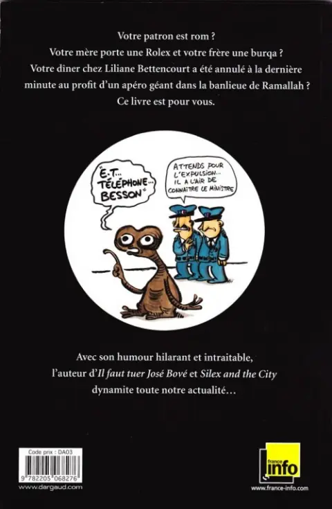 Verso de l'album La Terre vue du fiel
