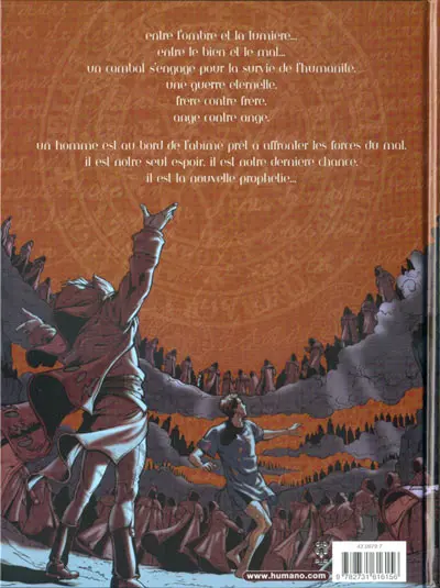 Verso de l'album L'Armée des anges Tome 2 Le marchand de sable