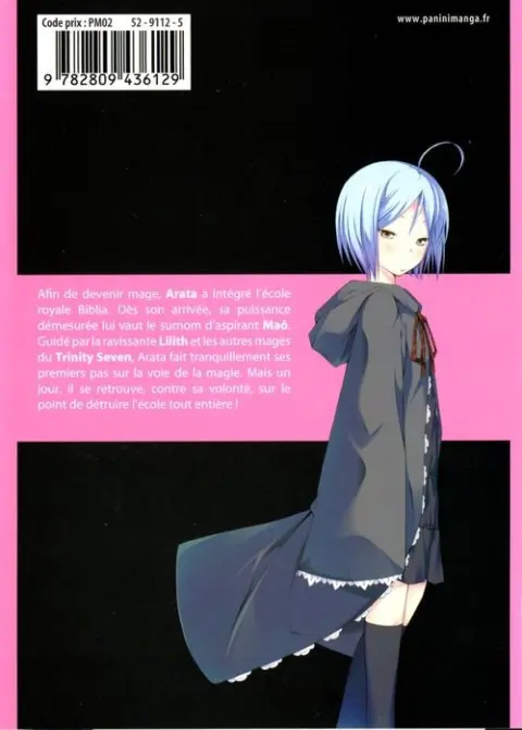 Verso de l'album Trinity Seven 2