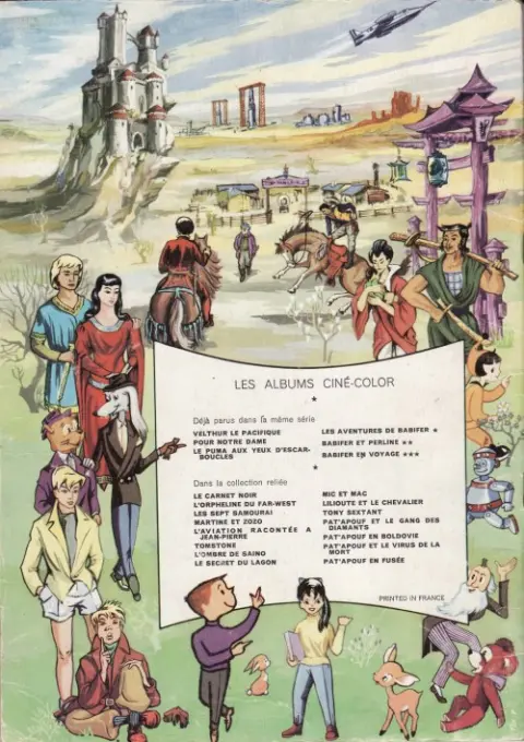 Verso de l'album Le troupeau de Carla