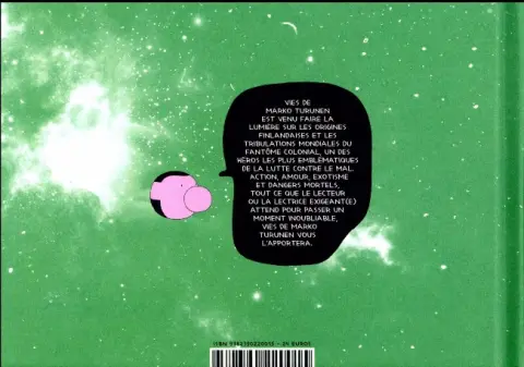 Verso de l'album Vies de Marko Turunen