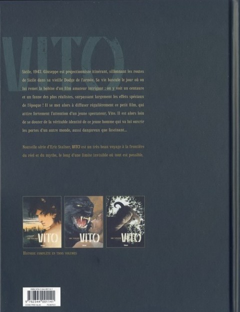 Verso de l'album Vito Tome 3 La grande chasse