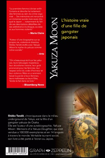 Verso de l'album Yakuza Moon L'Histoire vraie d'une fille de gangster japonais