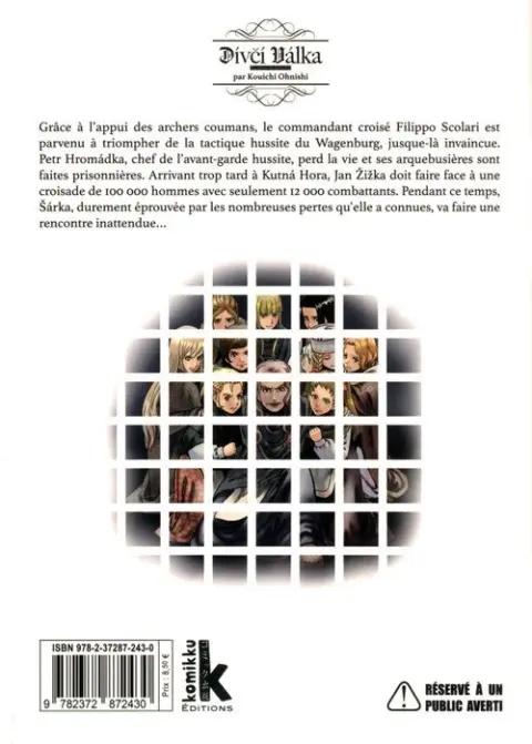 Verso de l'album Dívčí Válka - La guerre des pucelles 6