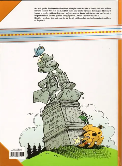 Verso de l'album Les Fonctionnaires Tome 6 Employés des tas