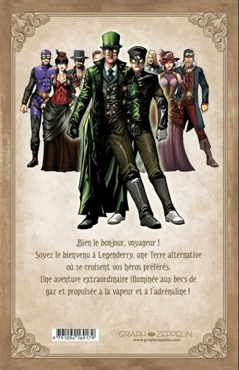 Verso de l'album Legenderry Tome 2 Green hornet