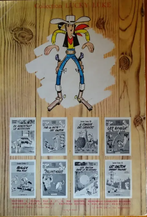 Verso de l'album Lucky Luke Tome 6 Hors-la-loi