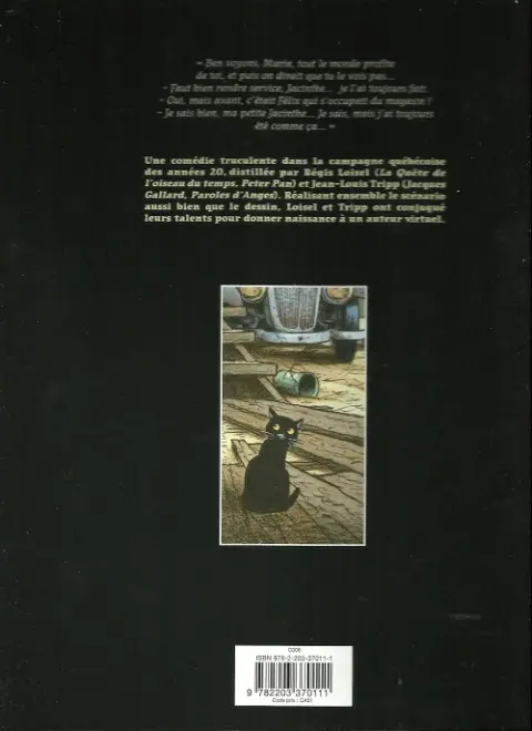 Verso de l'album Magasin général Tome 1 Marie
