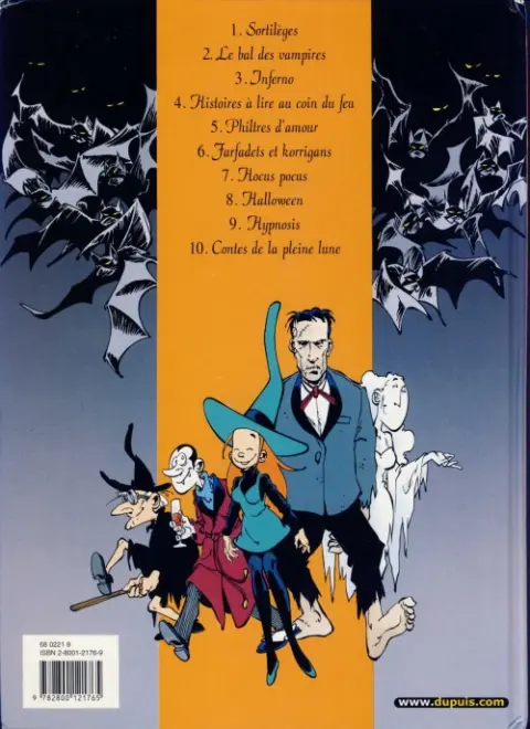 Verso de l'album Mélusine Tome 1 Sortilèges