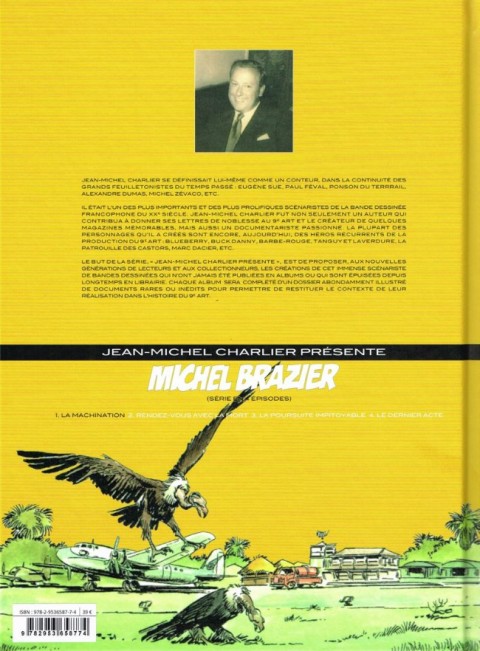 Verso de l'album Michel Brazier Tome 1 La machination