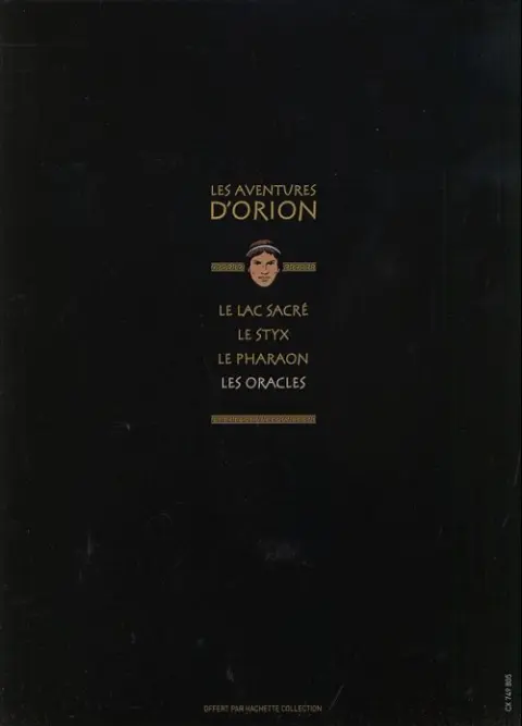 Verso de l'album Orion Tome 4 Les oracles