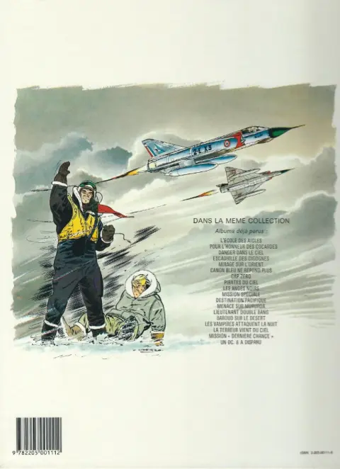 Verso de l'album Tanguy et Laverdure Tome 2 Pour l'honneur des cocardes