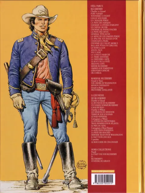 Verso de l'album La Jeunesse de Blueberry Tome 13 Il faut tuer Lincoln
