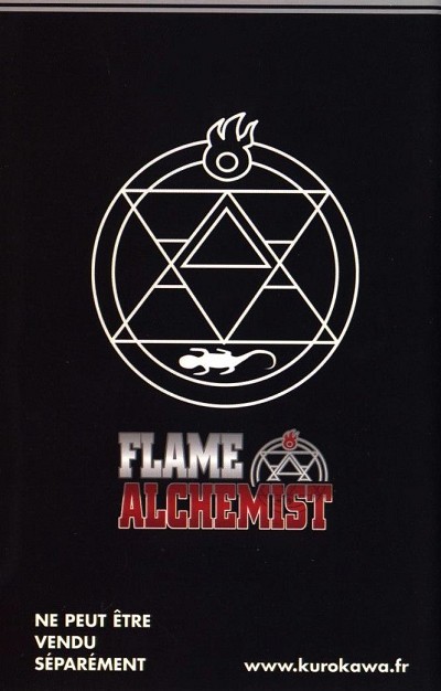 Verso de l'album FullMetal Alchemist Flame Alchemist