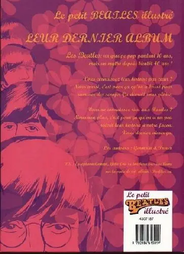 Verso de l'album Le petit ... illustré Le petit Beatles illustré