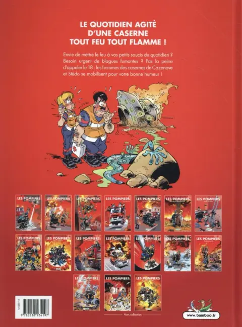 Verso de l'album Les Pompiers Tome 15 Tonnerre de braise