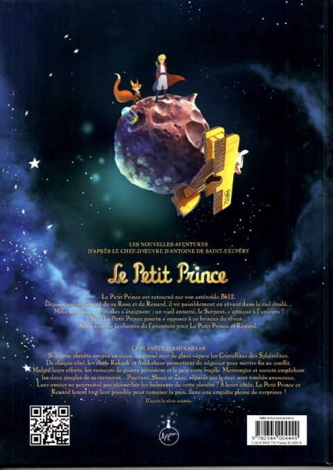 Verso de l'album Le Petit Prince - Les Nouvelles Aventures Tome 22 La Planète d'Ashkabaar