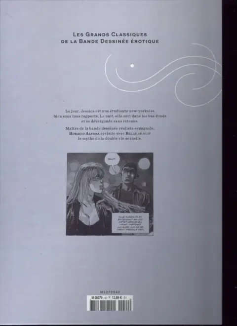Verso de l'album Les Grands Classiques de la Bande Dessinée Érotique - La Collection Tome 42 Belle de nuit