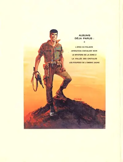 Verso de l'album Bob Morane Tome 12 Les fils du dragon