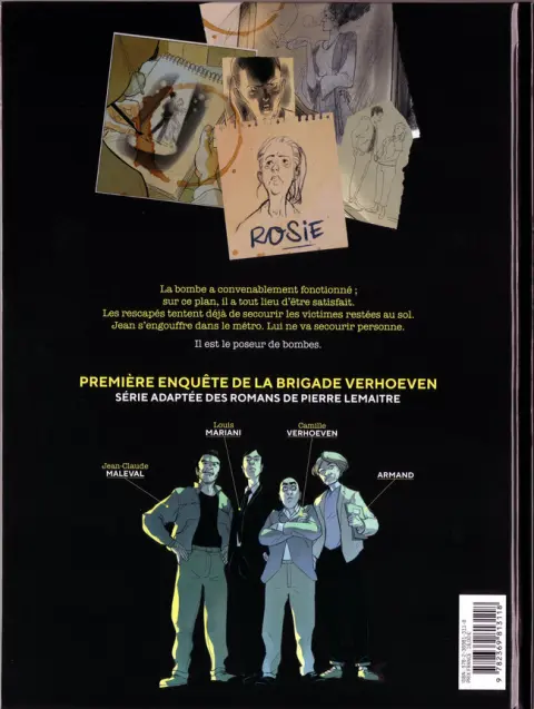 Verso de l'album Brigade Verhoeven Tome 1 Rosie