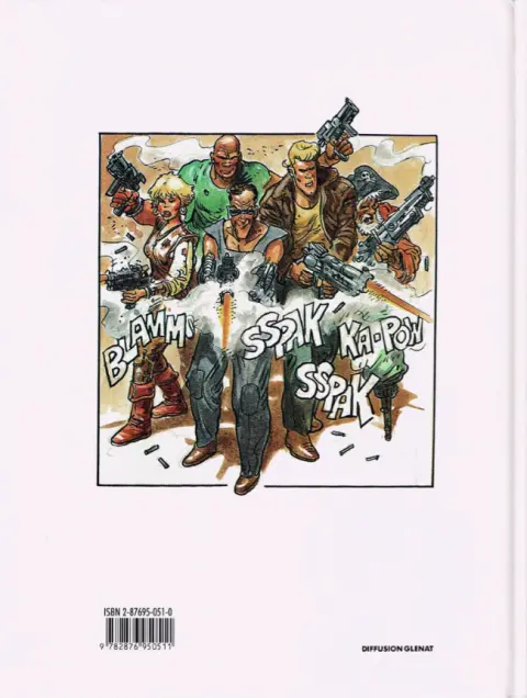 Verso de l'album Burton & Cyb Tome 1 Escrocs de l'espace