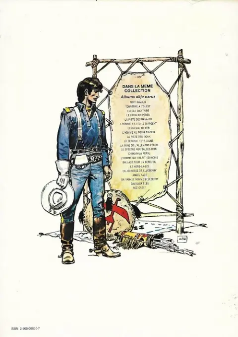Verso de l'album Blueberry Tome 16 Le hors la loi