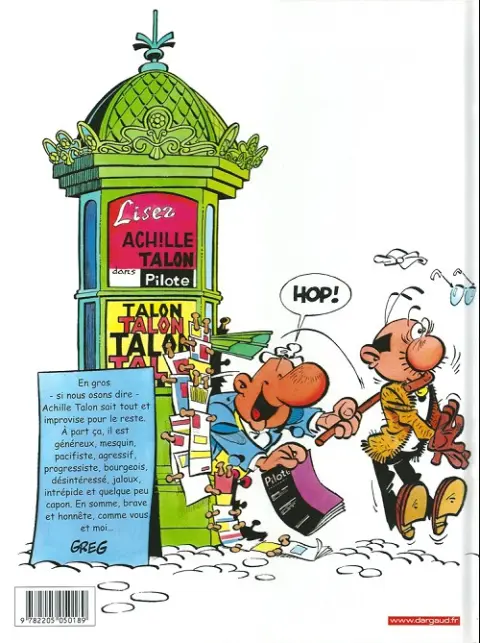 Verso de l'album Achille Talon Tome 36 Achille talon n'a pas tout dit...