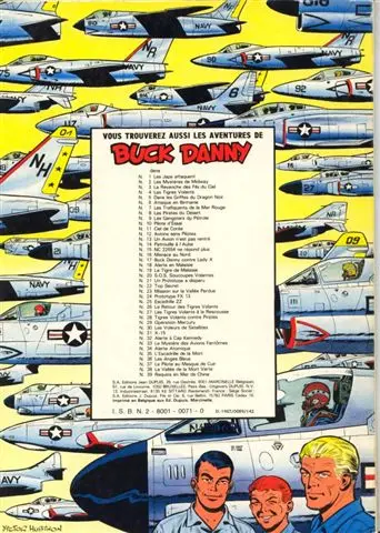 Verso de l'album Buck Danny Tome 34 Alerte atomique