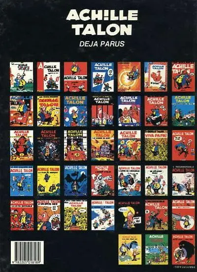 Verso de l'album Achille Talon Tome 27 Ne rêvons pas !