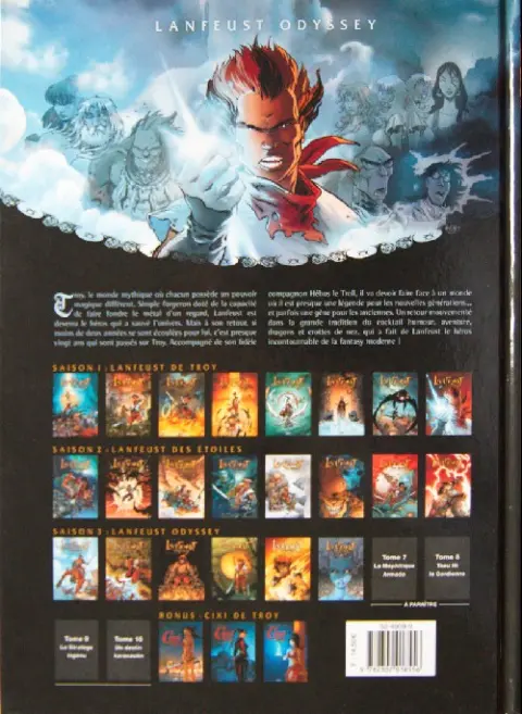 Verso de l'album Lanfeust Odyssey Tome 3 Le banni d'Eckmül