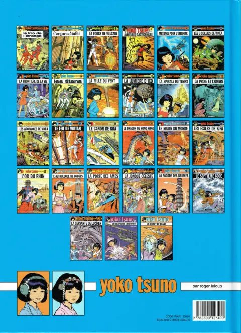Verso de l'album Yoko Tsuno Tome 21 La porte des âmes
