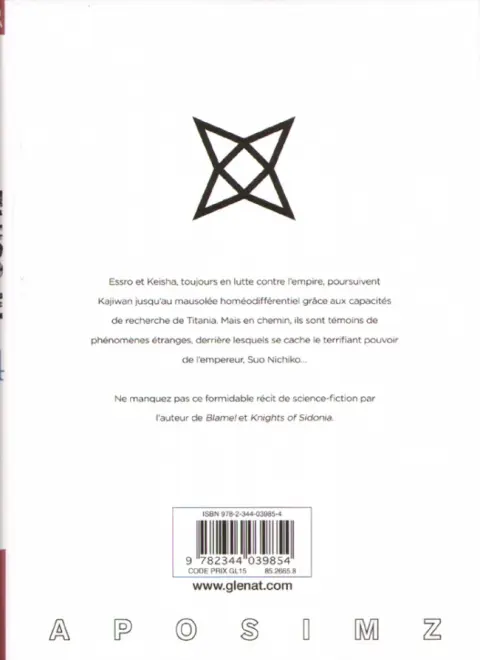 Verso de l'album Aposimz la planète des marionnettes 04