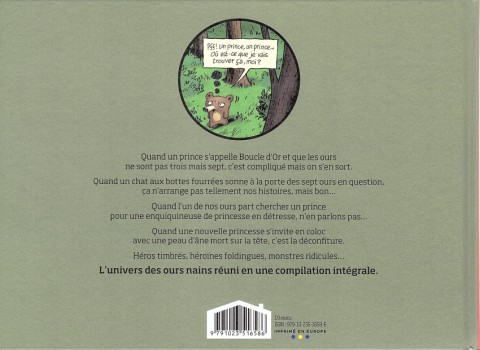 Verso de l'album Les sept ours nains Les contes palpitants des 7 ours nains