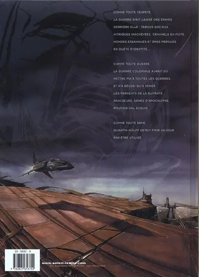 Verso de l'album Central zéro Tome 1 Les péchés du père