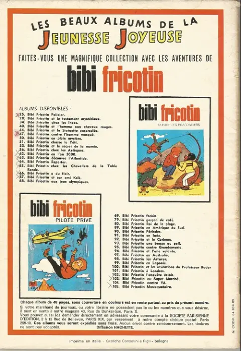Verso de l'album Les Pieds Nickelés Tome 39 Les pieds nickelés superchampions de la pêche
